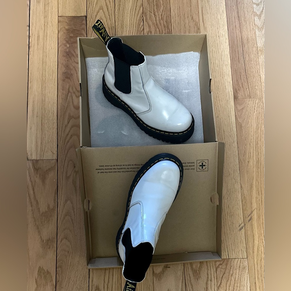 White Dr Martens